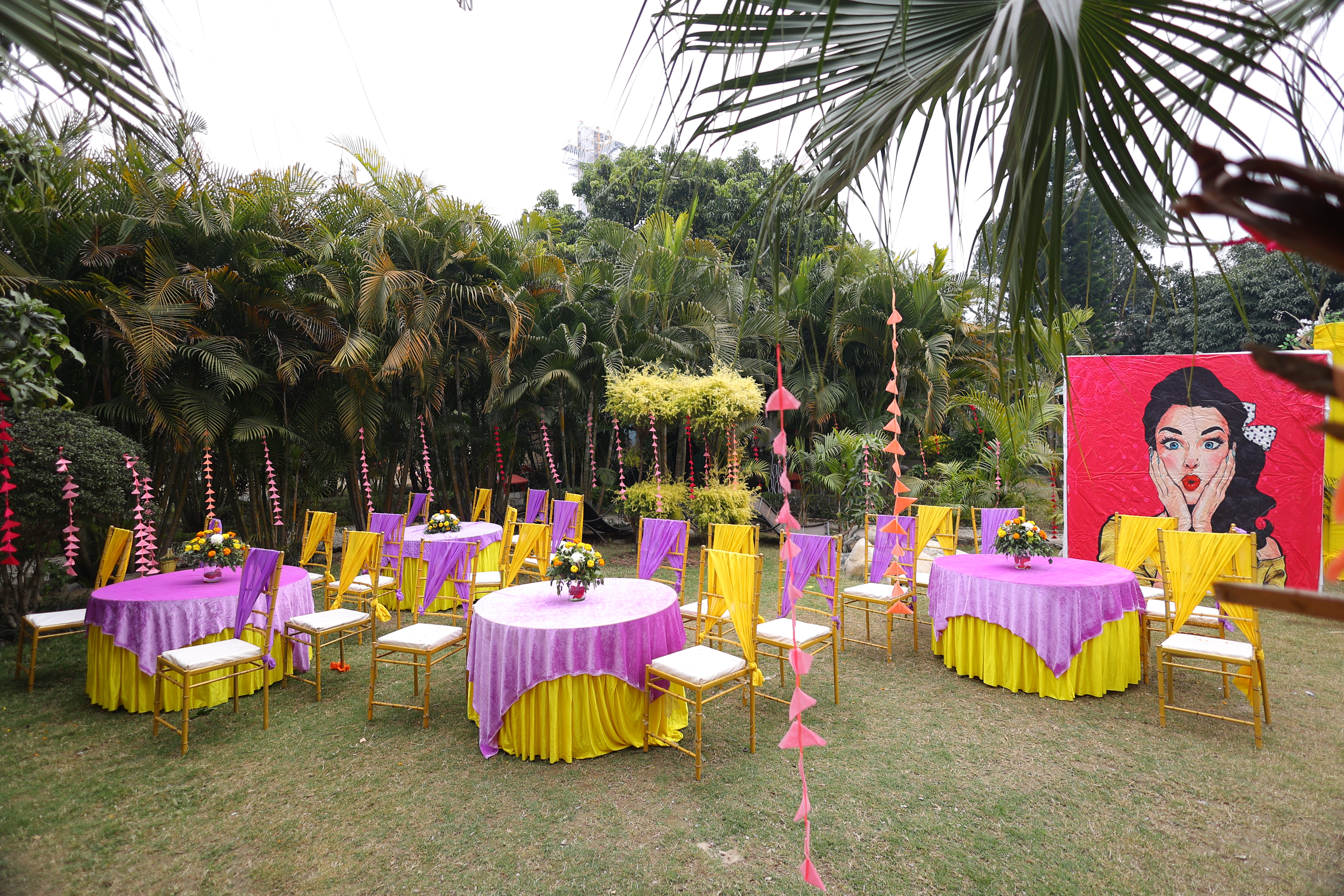Haldi wedding photo at Corbett Wild Resort